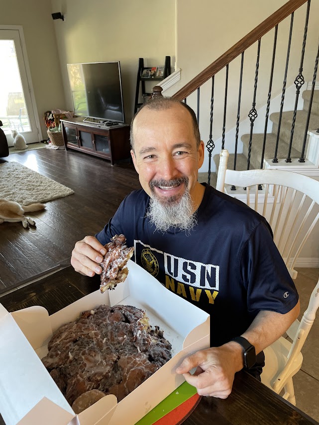 Massive Texas Sized Blueberry Fritter