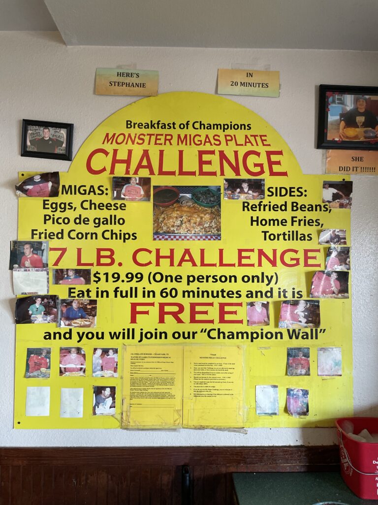 Migas Challenge Wall
